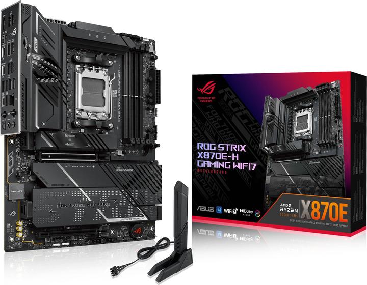 Actual product image ASUS ROG STRIX X870E-H GAMING WIFI7 (AM5, AMD X870E, ATX)