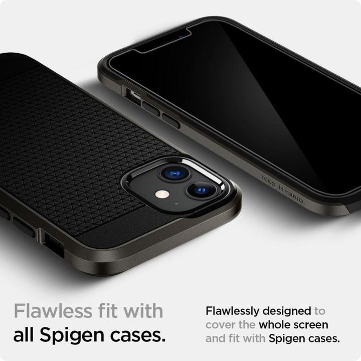 Produktbild Spigen Glas TR Displayschutzfolie 1 St. (1 Stück, Apple iPhone 12 mini)