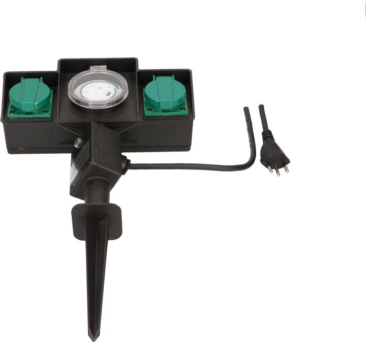 Produktbild Max Hauri Gartenspiess 2x Typ 13 mit Timer IP44