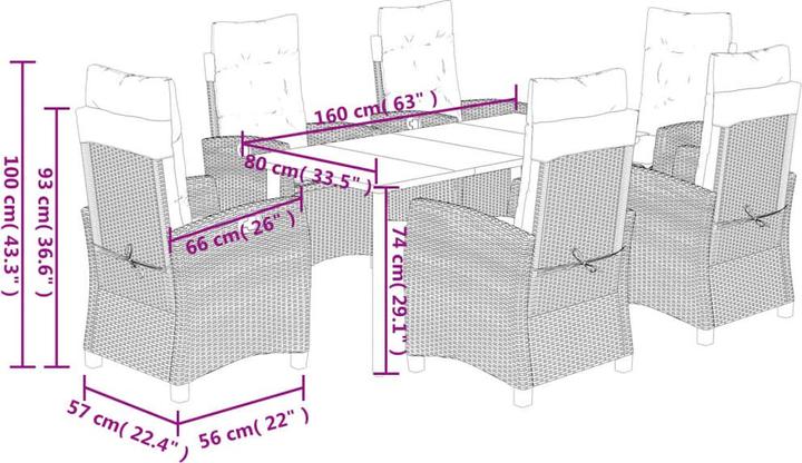 Produktbild VidaXL Karamba (160 cm)
