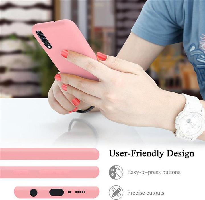 Actual product image Cadorabo TPU Liquid Silicone Case Cover (Samsung Galaxy A70S, Samsung Galaxy A70)