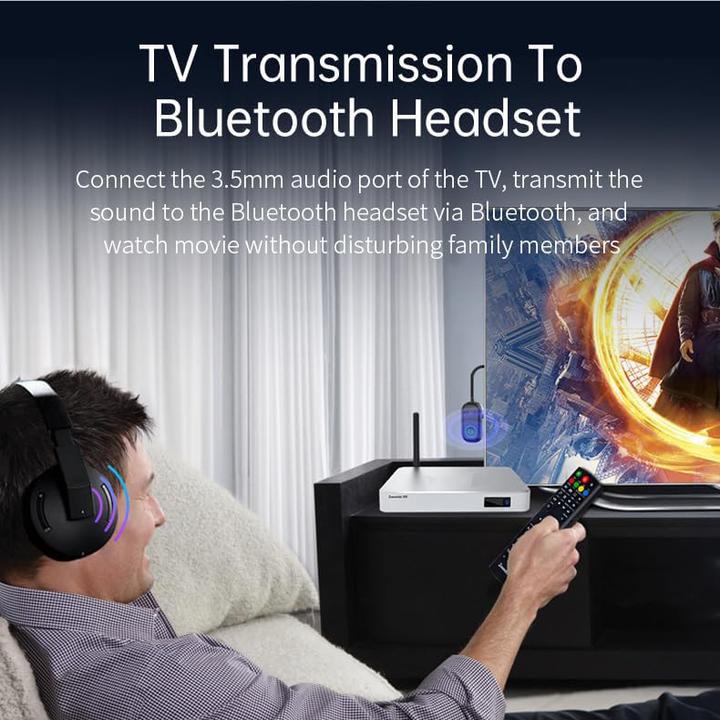 Immagine prodotto Novidarte Premium Flugzeug Bluetooth 5.3 Adapter (Trasmettitore e ricevitore)