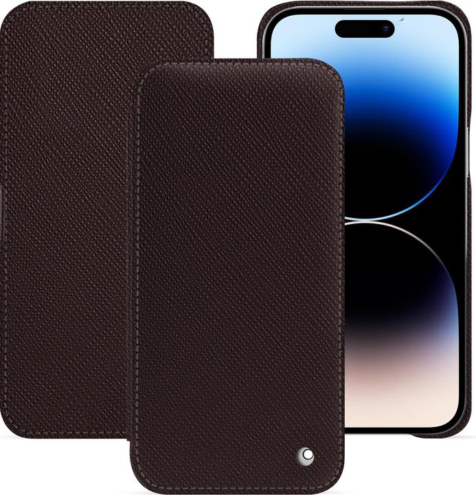 Actual product image Noreve Horizontal leather flap shell (Apple iPhone 15 Pro Max)