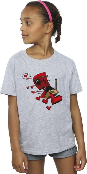 Immagine prodotto Deadpool Love Arrow Maglietta Ragazze (140, 146)