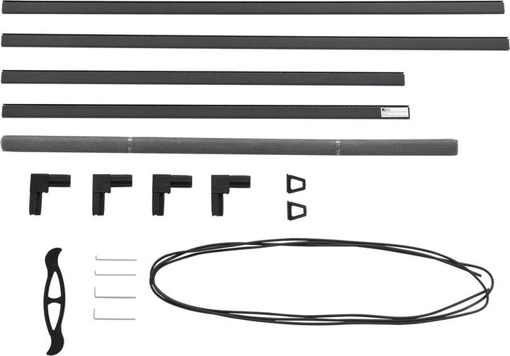 Actual product image Juskys Fliegengitter für Fenster (150 x 130 cm)