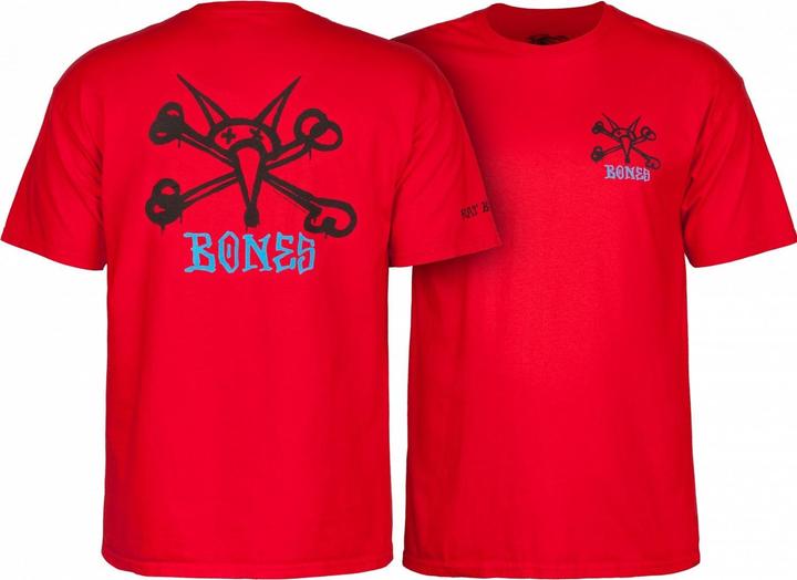 Actual product image Rat Bones T-Shirt Red (XL)