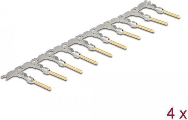 Actual product image Delock Crimp contacts for D-Sub crimp connector 40 pieces