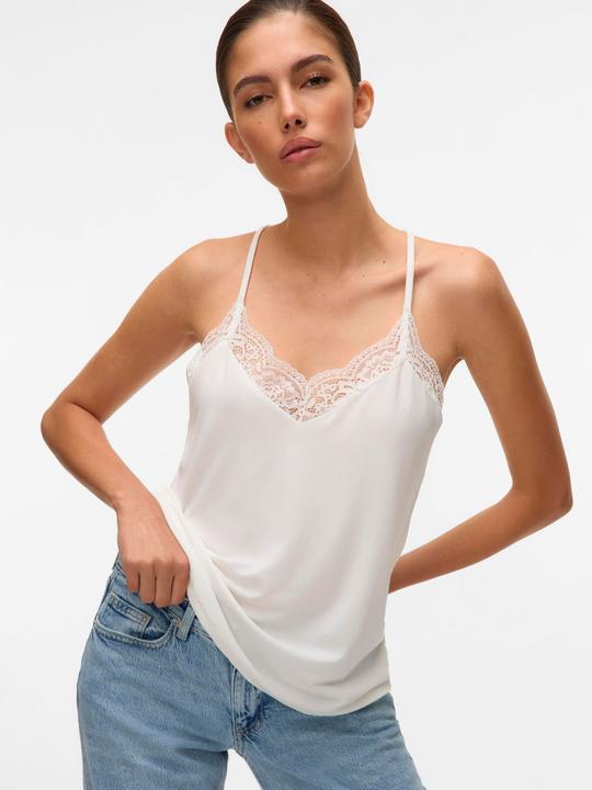 Actual product image Vero Moda Lace embellished top without sleeves (S)