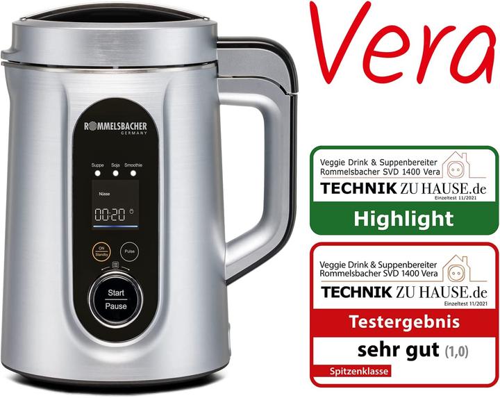 Image du produit Rommelsbacher Préparateur de soupe Veggi Drink SVD 1400 (1400 W)