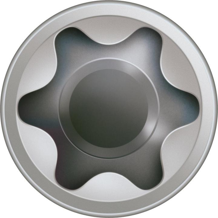Produktbild Spax Terrassenschraube Alu 5,0 x 44 mm Edelstahl A2 ( 0557000500443 ) 100 Stk Fixiergewinde (100 Schrauben pro Stück)
