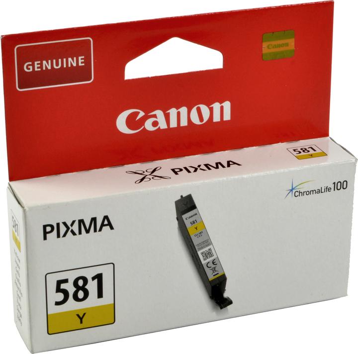 Actual product image Canon Cli-581 (Y)