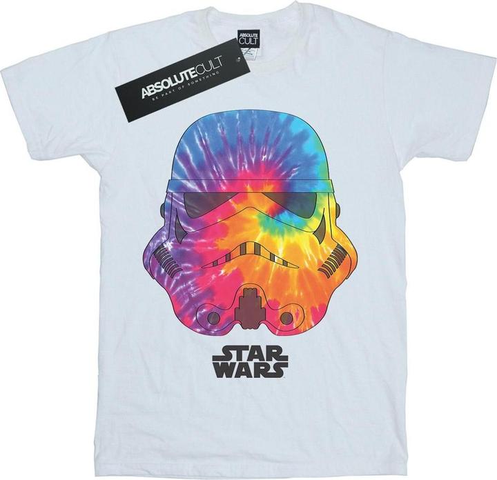 Actual product image Star Wars Boys Stormtrooper Saturn Helmet T-Shirt (140, 146)
