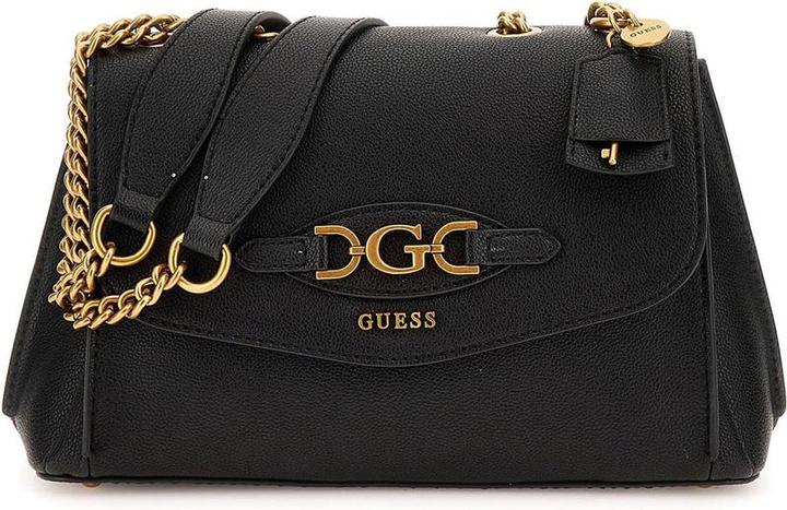 Actual product image Guess Shoulder Bag Shoulder Bag Malva Convertible XBODY FLAP Black Black