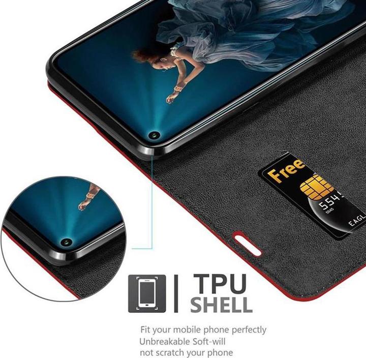Actual product image Cadorabo Book Invisible Magnet Cover (Honor 20 Pro)