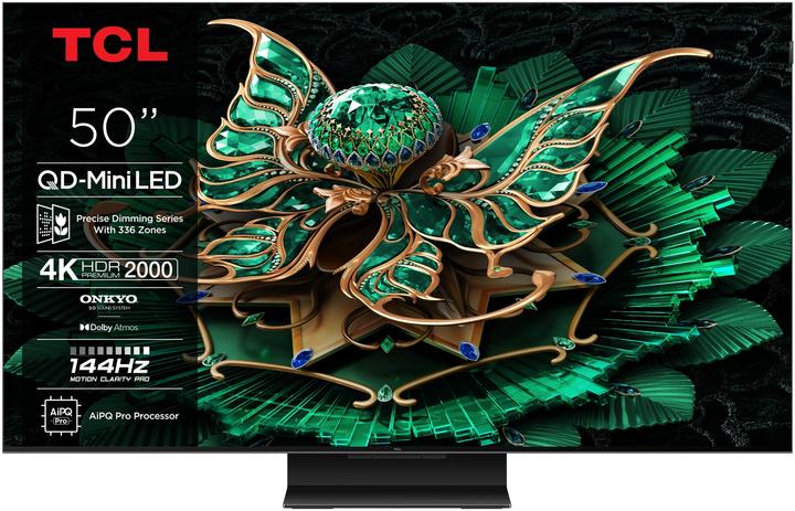 Produktbild TCL 50C7K (50", Mini-LED, 4K, 2025)