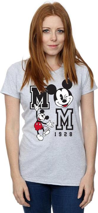 Actual product image Disney Womens/Ladies Jump And Wink Mickey Mouse Wink T-Shirt (L)