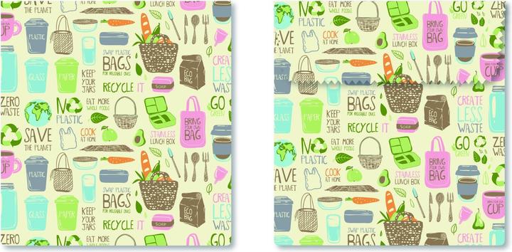 Actual product image Nuts Beeswax cloth sandwich (2 x)