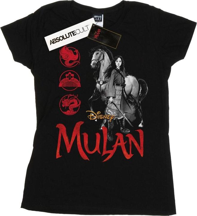 Immagine prodotto Disney Mulan Movie Horse Pose Maglietta Donna (L)
