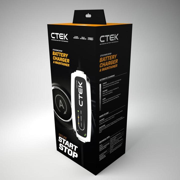 Productafbeelding Ctek CT5 S&S Loodzuur Lader 12V/5A (12V, 3.80 A)