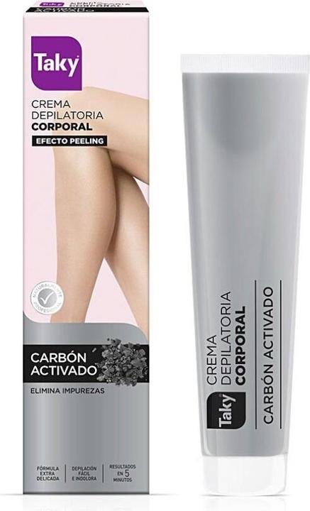 Taky CARBON ACTIVADO crema depilatoria corporal 200 ml (200 ml, 1 x)
