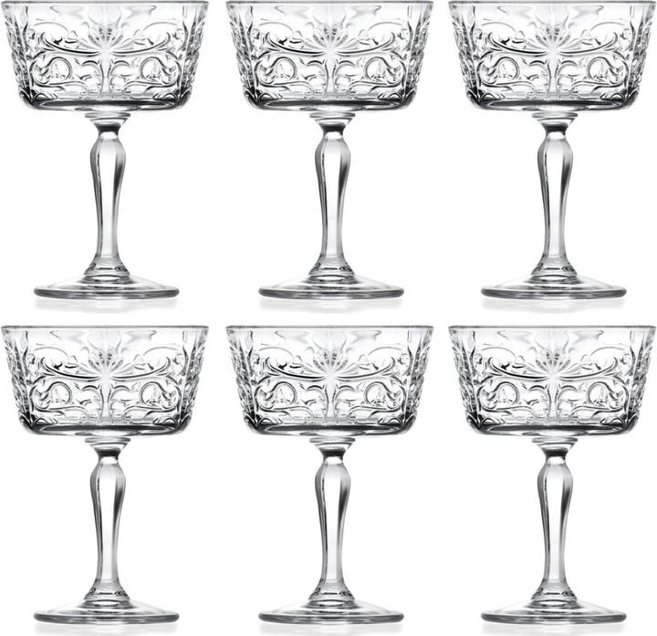 Actual product image Rcr Tattoo Goblet Champagne (27 cl, 6 Glasses, Champagne glasses)