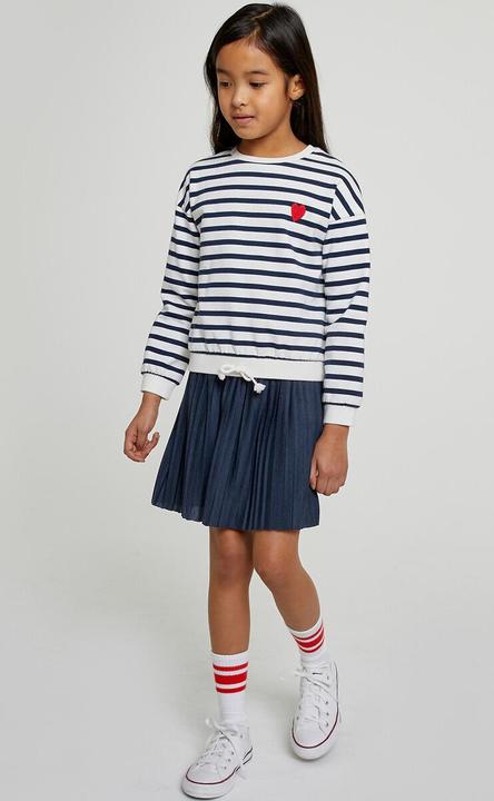 Image du produit La Redoute Collections Sweat-shirt rayé à encolure ronde (134)
