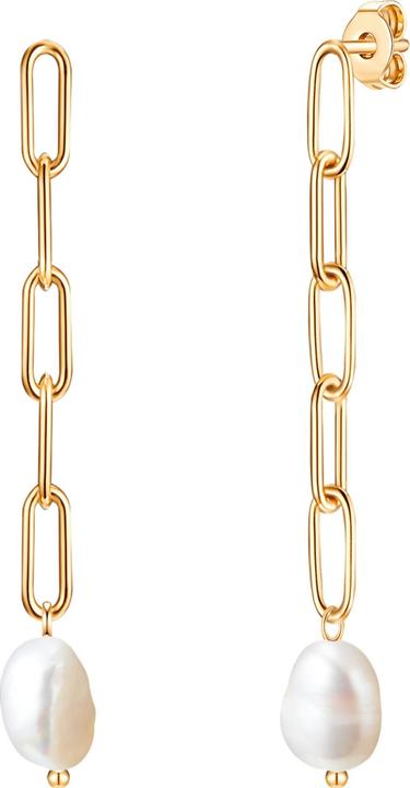 Immagine prodotto Valero Pearls Donna acciaio inossidabile perla d'acqua dolce coltivata oro giallo - 24333 (Acciaio inossidabile)