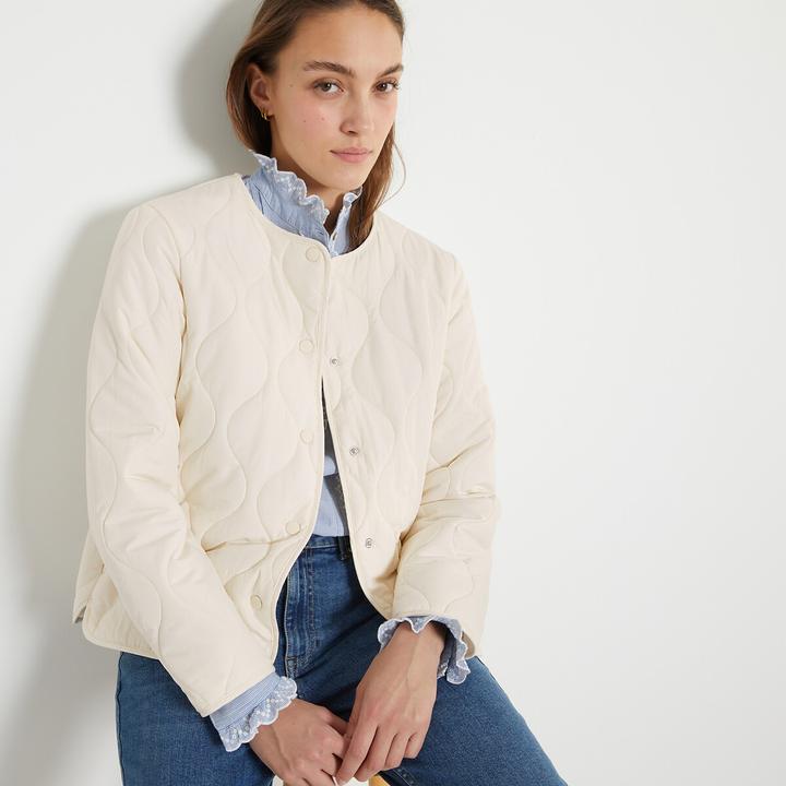 Produktbild La Redoute Collections Light-Steppjacke mit Druckknöpfen (38, 42)