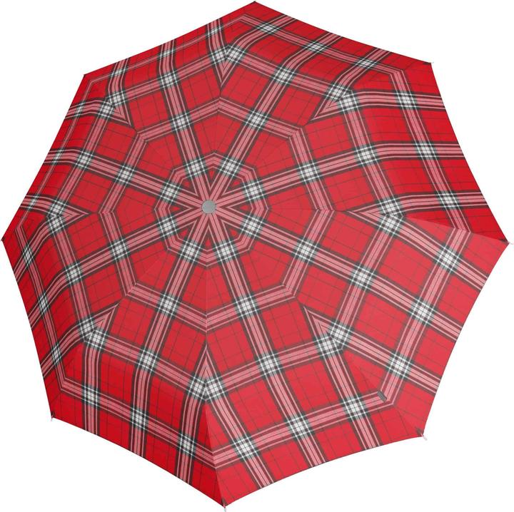 Knirps T.200 Medium Duomatic check red'n navy