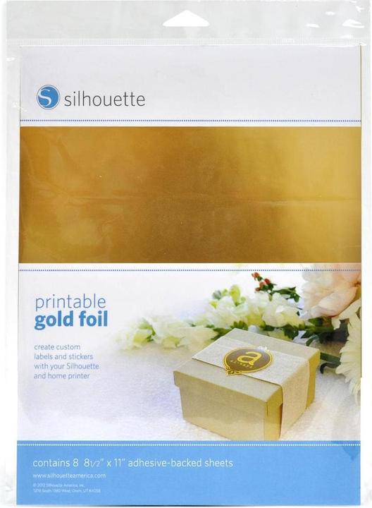 Silhouette Goldfolie