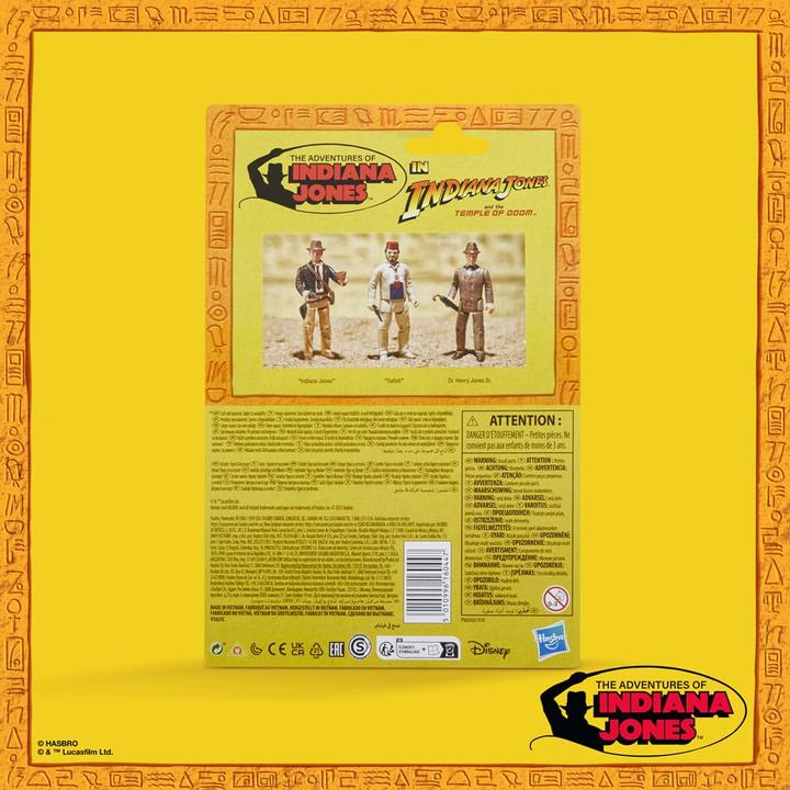 Actual product image Hasbro Indiana Jones Retro Collection figurine Dr. Henry Jones Sr. (La Dernière Croisade) 10 cm