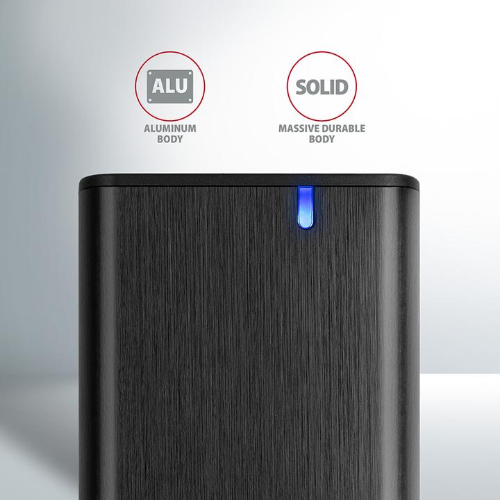 Produktbild Axagon EEM2-SBC externes Gehäuse für M.2 SSDs USB-C 3.2 Gen 2 (M.2 2280)