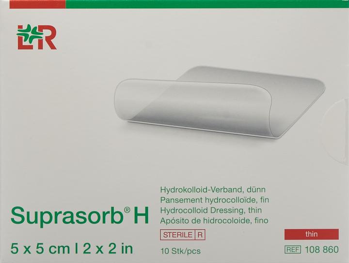 Actual product image Suprasorb H Dünn 5x5cm (10 x)