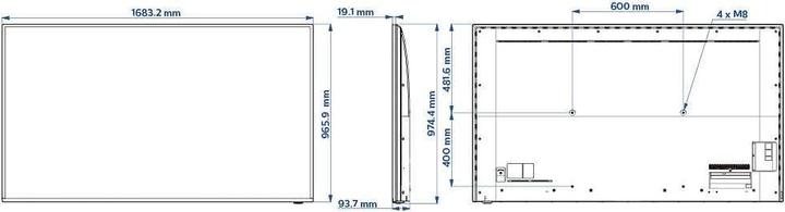 Actual product image Philips 58BFL2114/12 (3840 x 2160 Pixels, 58")