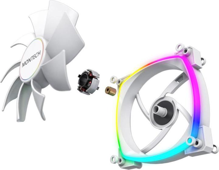 Actual product image Montech AX140 PWM - white (140 mm, 1 x)
