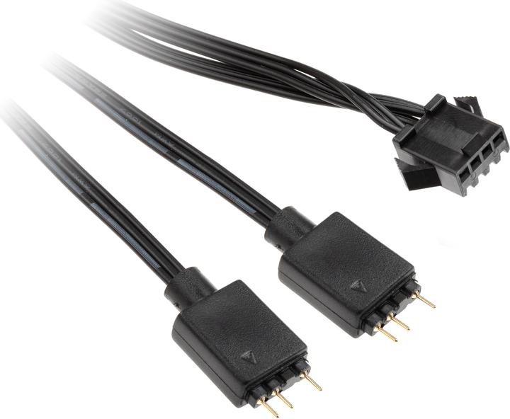 Actual product image Kolink 4-Pin Fan to 3-Pin 5V ARGB Cable Adapter