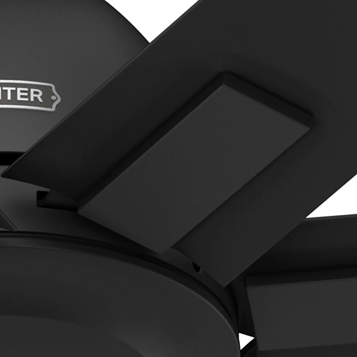 Actual product image Hunter Fans DC Deckenventilator Sahira Schwarz mit Fernbedienung (42 dB)