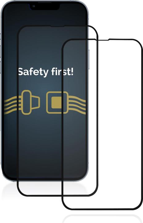 Immagine prodotto Savvies Protezione dello schermo in vetro blindato a schermo intero (2 Pezzo/i, Apple iPhone 14 Plus)