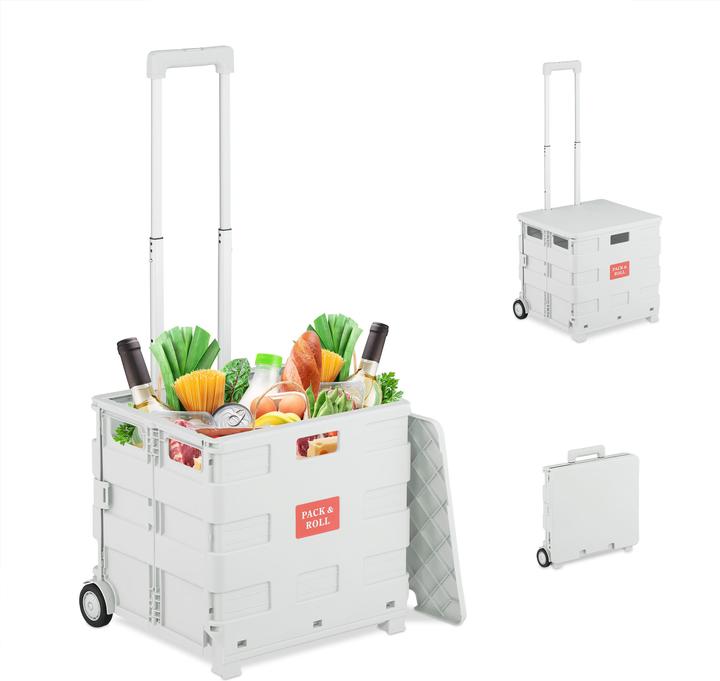 Actual product image Relaxdays shopping cart