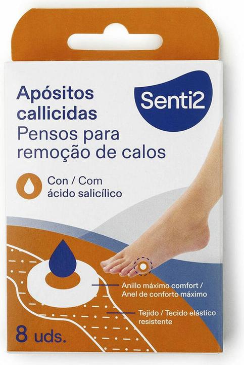 Senti2 Callizide Bandagen mit Salicylsäure - 8er-Pack (Körperpuder)