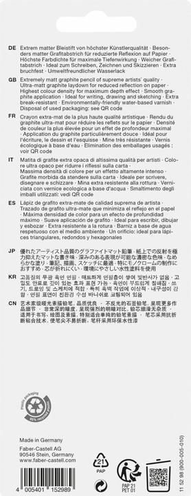 Produktbild Faber-Castell Pitt Graphite Matt Bleistift (14B, 6B, 2B, 10B, 4 x)