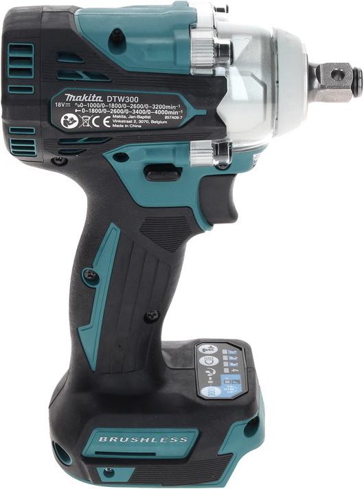 Produktbild Makita DTW 300 RF Akku Schlagschrauber 18 V 330 Nm 1/2" Brushless + 2x Akku 3,0 Ah + Ladegerät (Akkubetrieb)