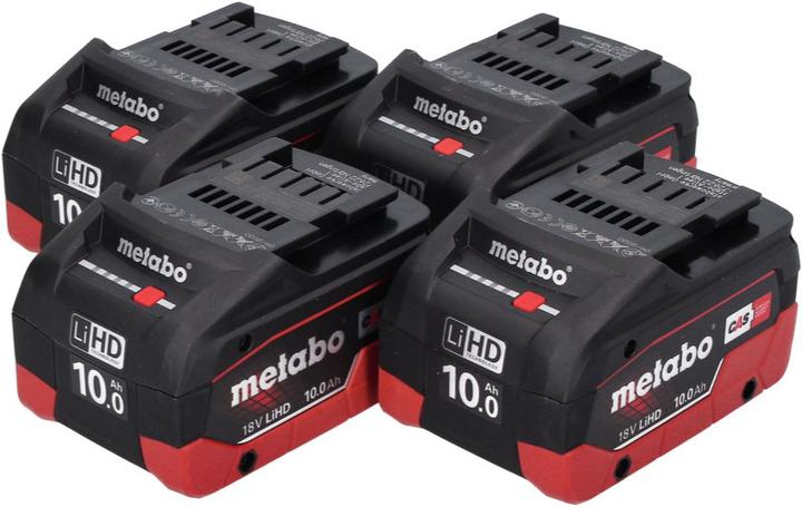 Image du produit Metabo Kit de batterie LiHD 4x 18 V 10,0 Ah CAS System ( 4x 625549000 ) (18 V)