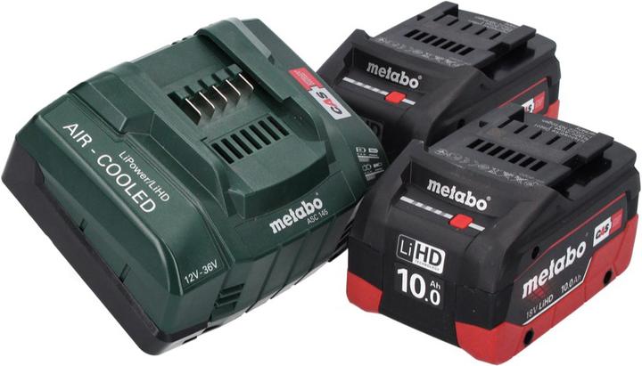 Image du produit Metabo Kit de base 18 V 2x batterie 10,0 Ah LIHD + ASC 145 chargeur système CAS (18 V)