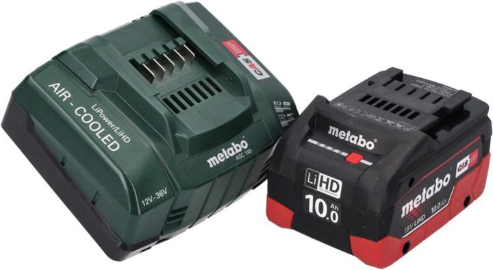 Image du produit Metabo Kit de base 18 V 1x batterie 10,0 Ah LIHD + ASC 145 chargeur système CAS (18 V)