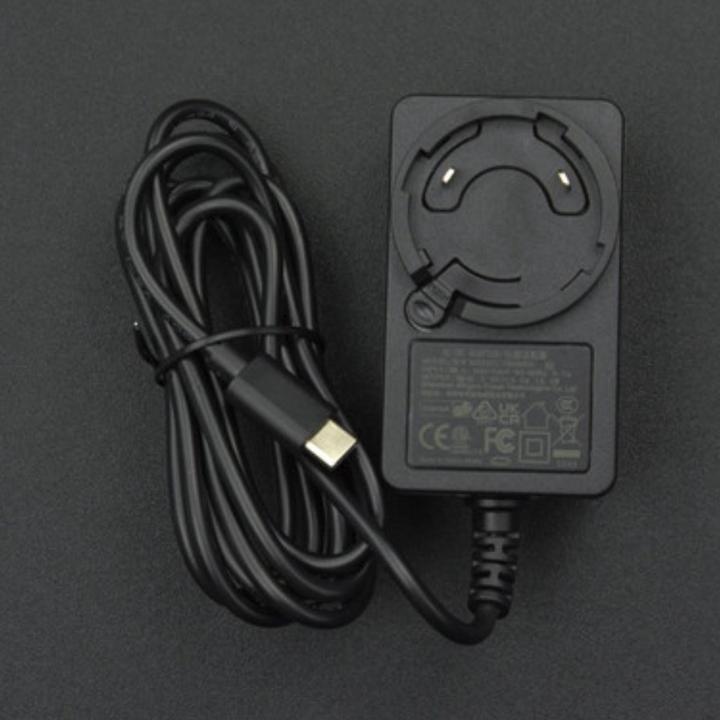 Actual product image DFRobot 5V 3A USB-C power supply AC/DC adapter