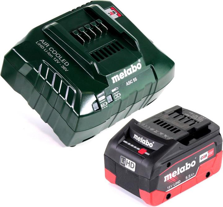 Produktbild Metabo BH 18 LTX BL 16 Akku Bohrhammer 18 V 1.3 J SDS-plus Brushless + 1x Akku 5,5 Ah + Ladegerät + (Akkubetrieb)