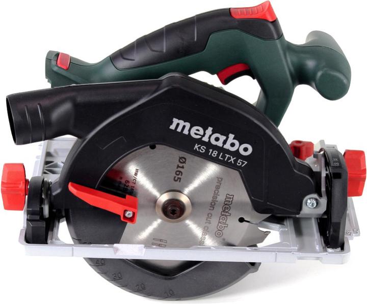 Produktbild Metabo KS 18 LTX 57 Akku Handkreissäge 18 V 165 x 20 mm ( 601857840 ) + 2x 10,0 Ah Akku + Ladegerät