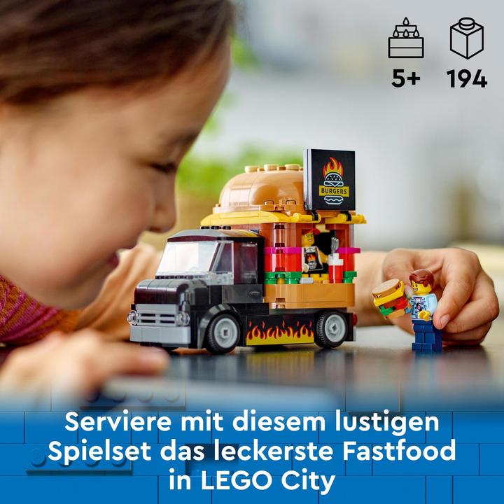 Immagine prodotto LEGO Camioncino degli hamburger (60404, LEGO City)