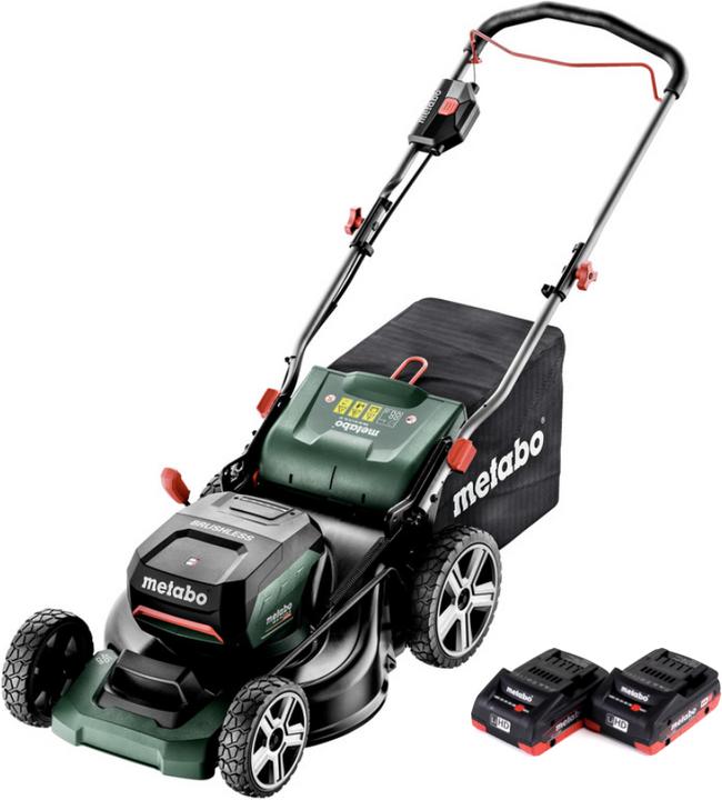 Productafbeelding Metabo RM 36-18 LTX BL 46 Accu grasmaaier 36 V ( 2x 18 V ) 46 cm Borstelloos + 2x accu 4.0 Ah - zonder L (Oplaadbare batterij)